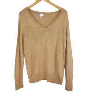 A NEW DAY V Neck Sweater Pullover Size Medium